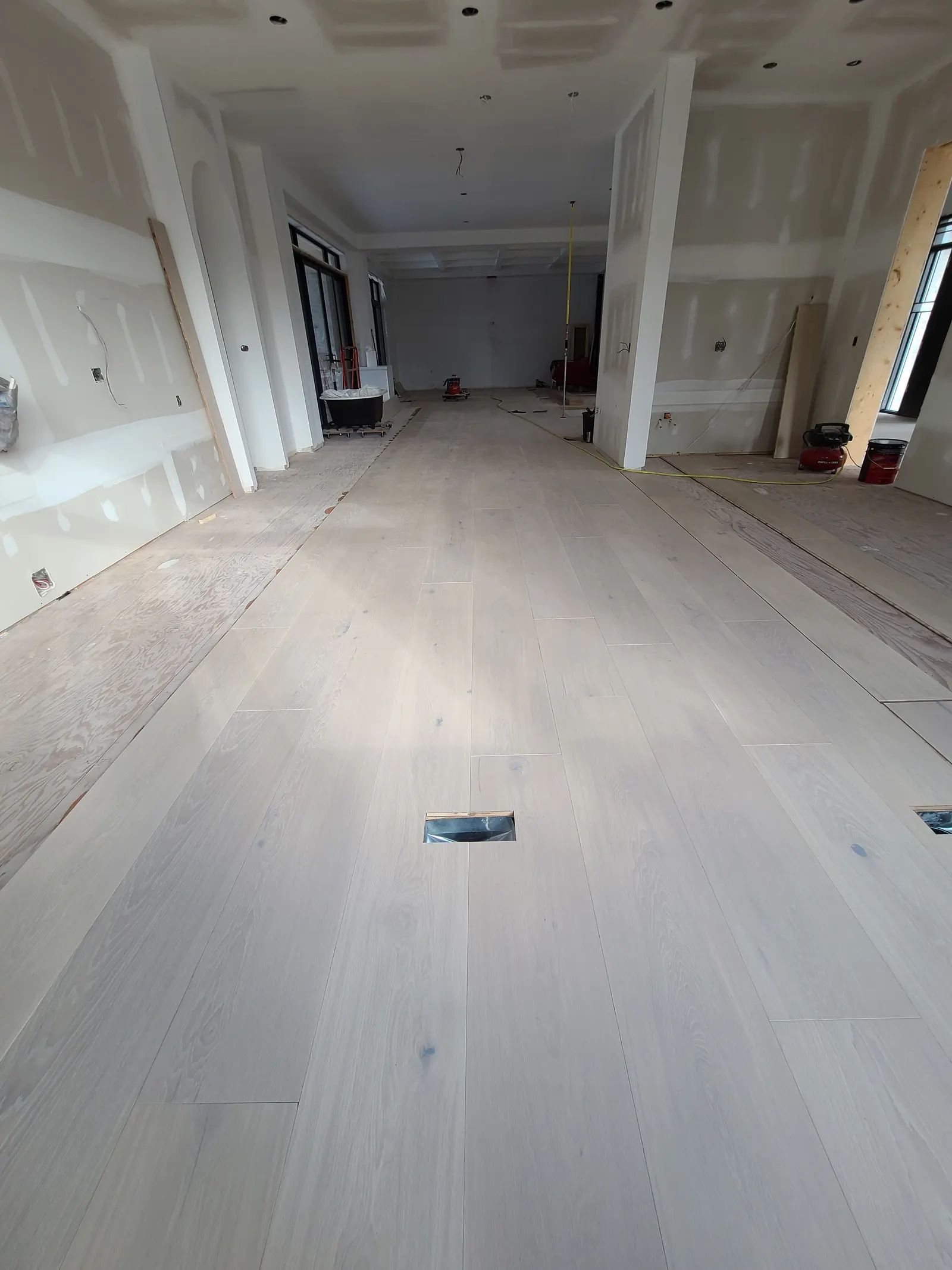 Straight plank European white oak, Alpine Oak, Burlington hardwood flooring project by Floors Toronto