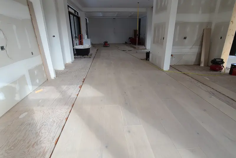 Straight plank European white oak, Alpine Oak, Burlington hardwood flooring project by Floors Toronto