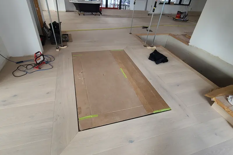 Straight plank European white oak, Alpine Oak, Burlington hardwood flooring project by Floors Toronto