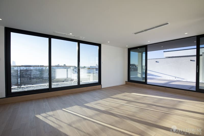 Straight plank European white oak, Cream Oak, Burlington hardwood flooring project by Floors Toronto
