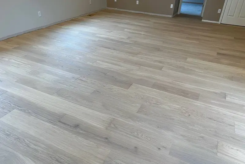 Straight plank European white oak, Cream Oak, Oakville hardwood flooring project by Floors Toronto
