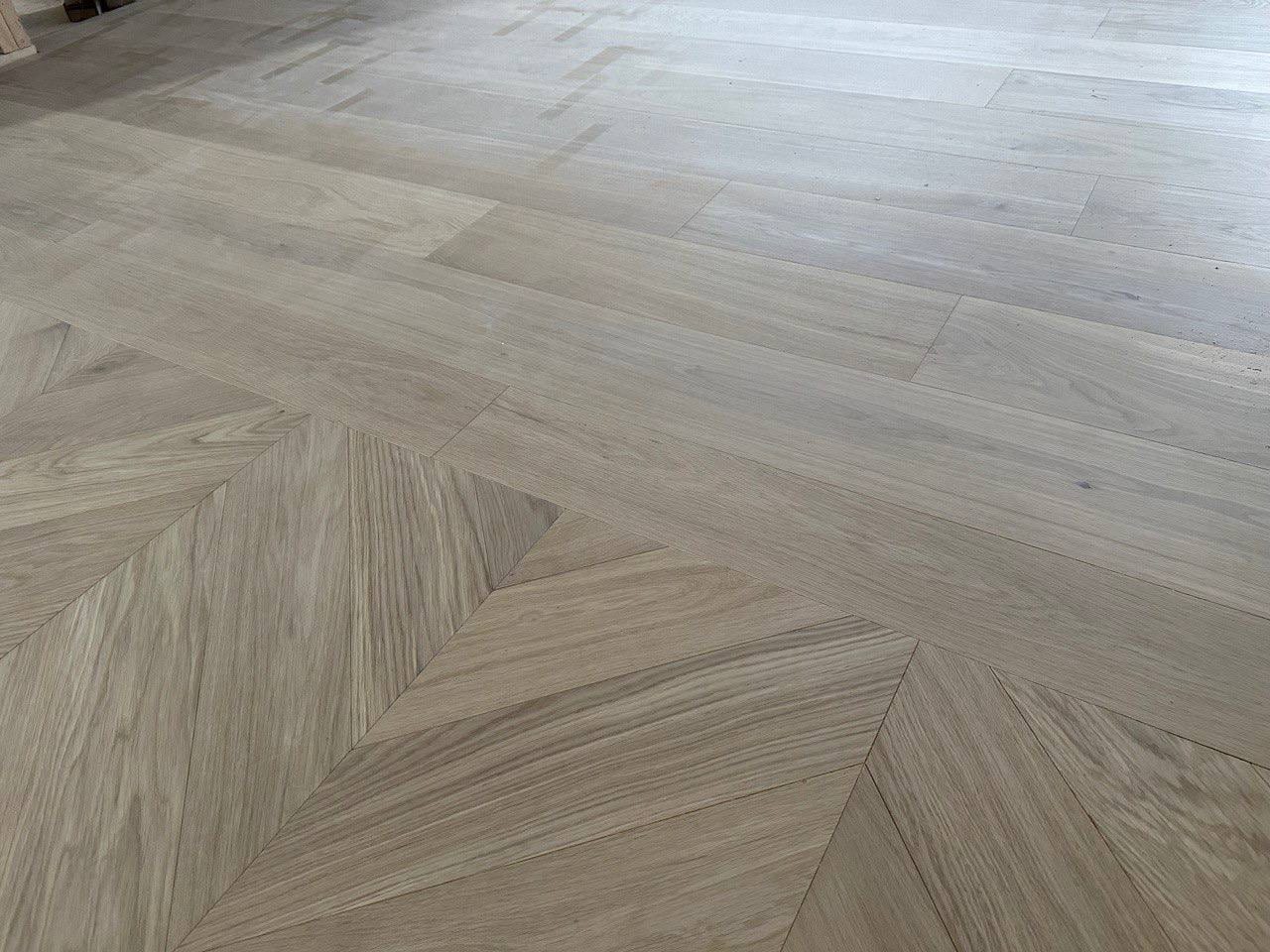 European white oak hardwood flooring installed in an Etobicoke home by Floors Toronto