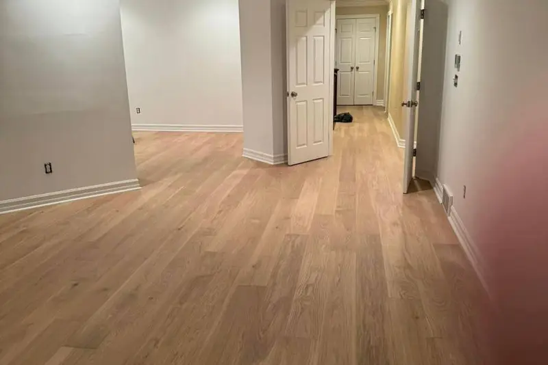 Designer trade European white oak specification in a Vaughan residence