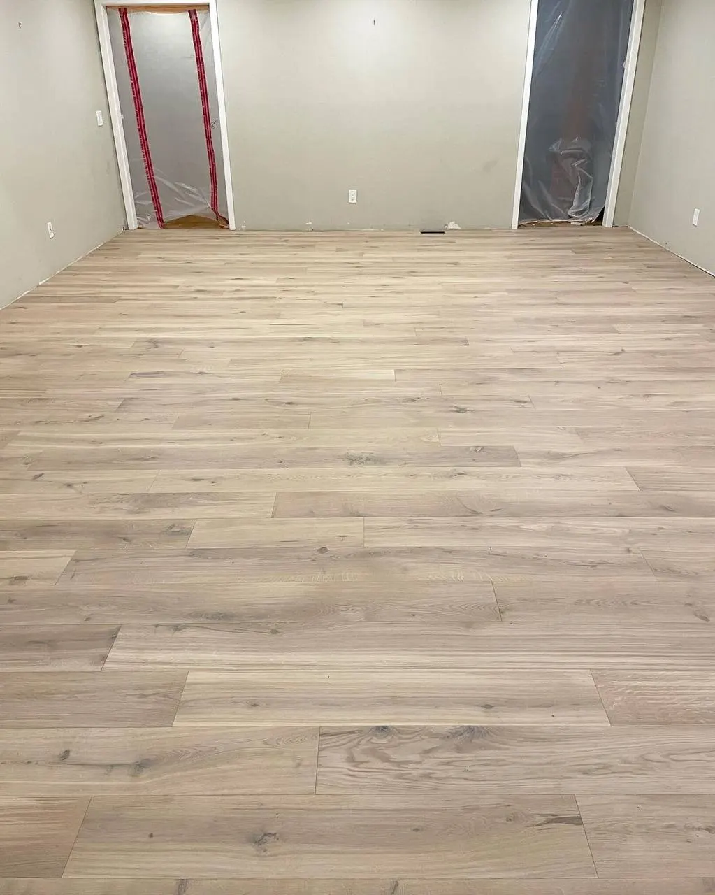 Straight plank European white oak, Warm Buff, Hamilton hardwood flooring project by Floors Toronto