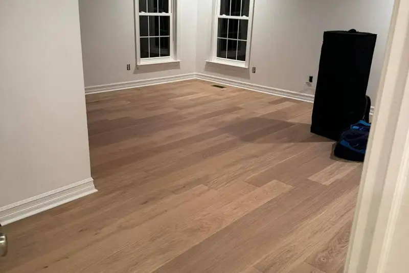 Straight plank European white oak, Warm Buff, Hamilton hardwood flooring project by Floors Toronto